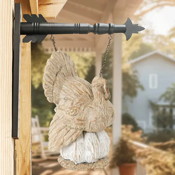 Distressed Wooden Turkey with Bracket Option | OUR Fall SIGNS OF THE SEASONS Edition