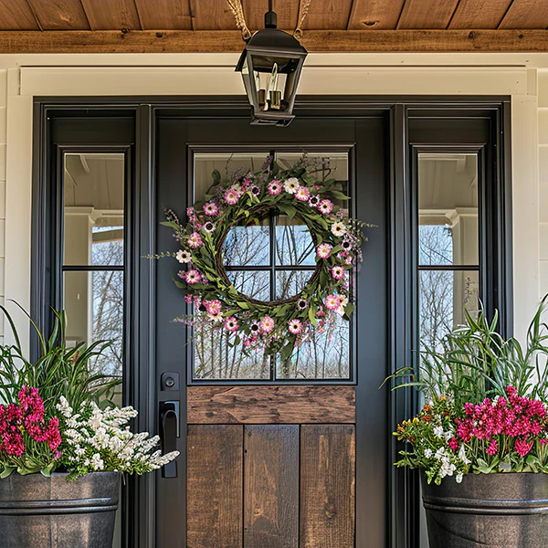 Enchanted Blossom 30 Inch Spring Door Wreath