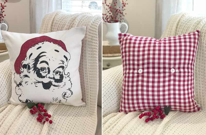 Vintage Santa Pillow
