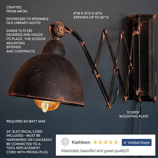 Electric Accordion Lamp