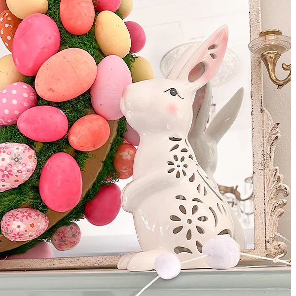 Light Up Blushing Easter Bunny