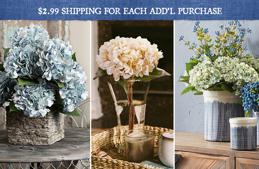 Lush Hydrangea Bundle, Pick Your Color
