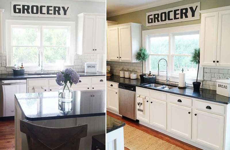 Embossed Metal Grocery Sign