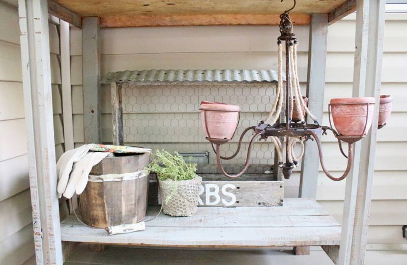 Terracotta Pot Chandelier