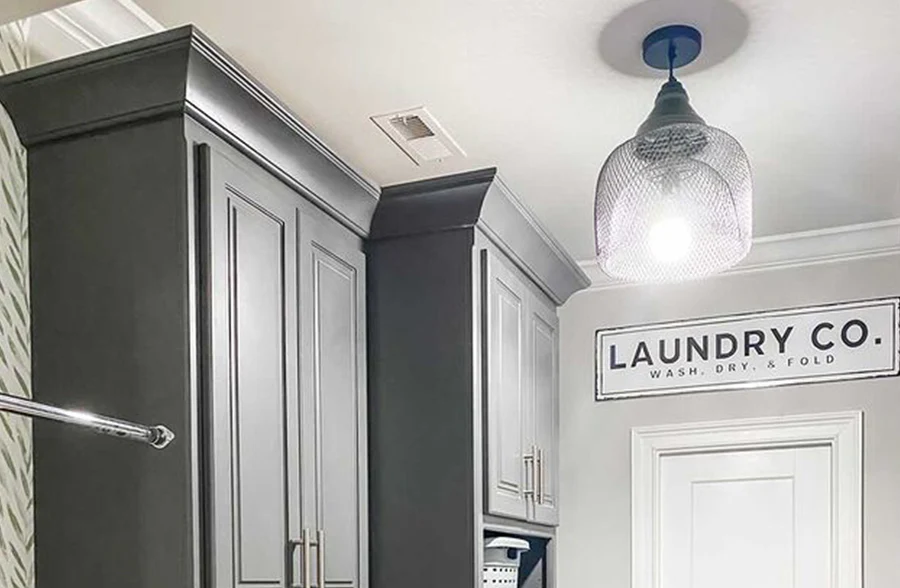 Nested Black Caged Pendant Light