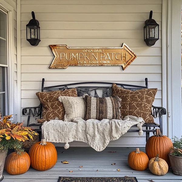 Pumpkin Patch Arrow Sign