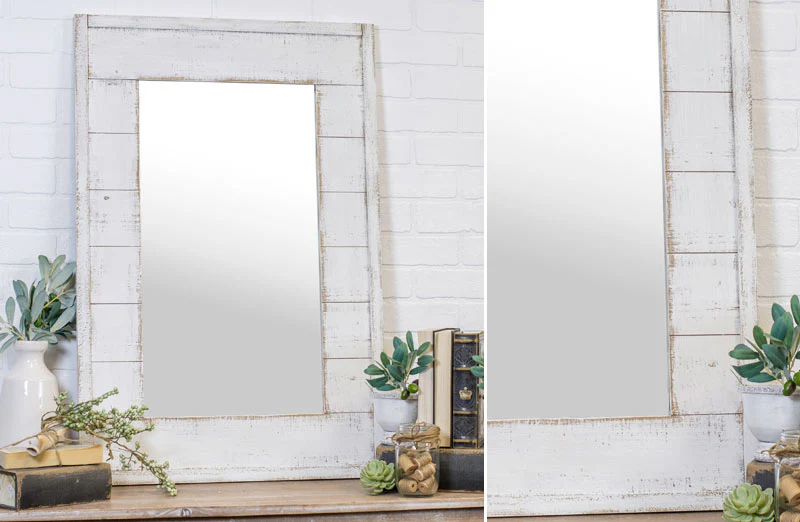 Distressed Shiplap Mirror