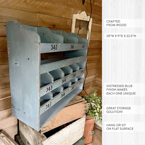 Cubby Hole Hanging Shelf