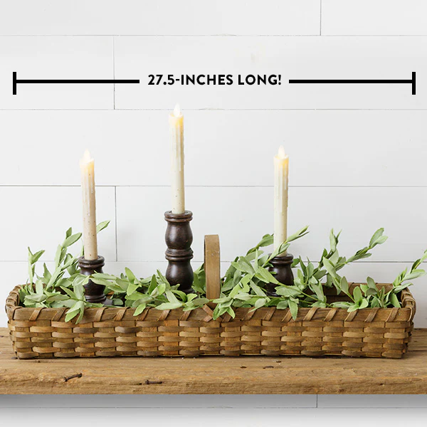 Long French Market Basket