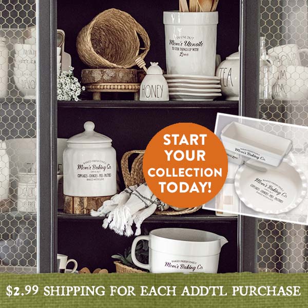 Mom's Baking Ceramic Kitchenware, Pick Your Style