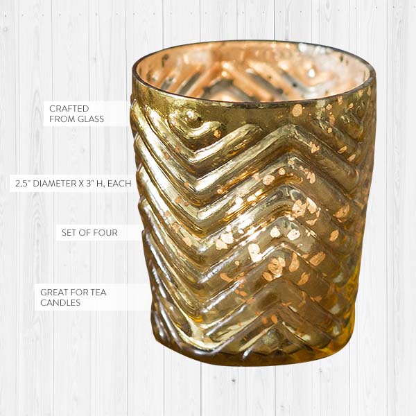 Votive Candle Holder, Set of 4