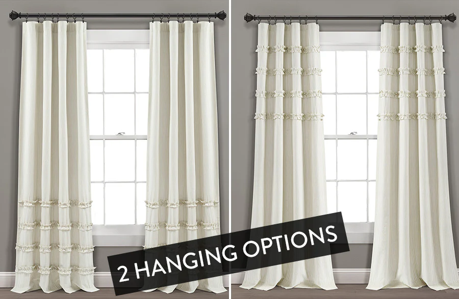 Striped Curtain Panels, Pick Your Color/Size