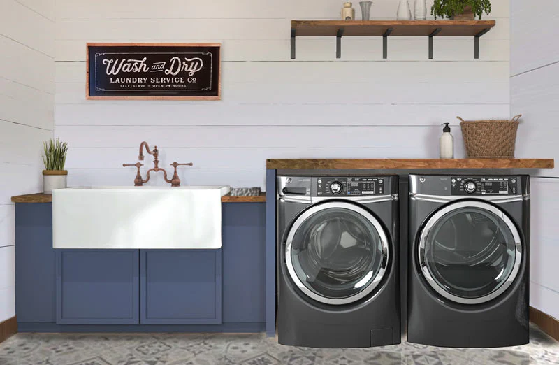 Wash and Dry Chalkboard Inspired Sign