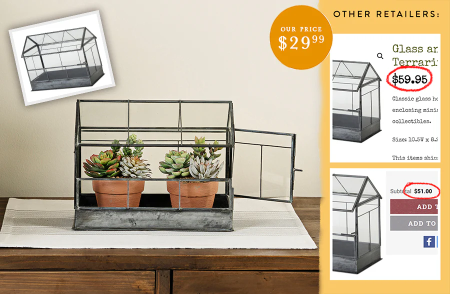 Terrarium Greenhouse Planter