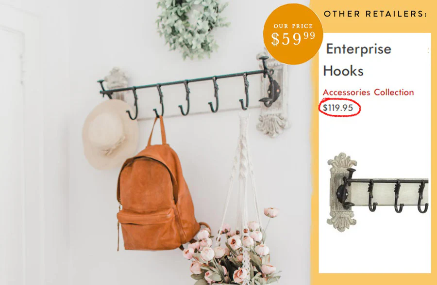 Carved Wood Coat Rack