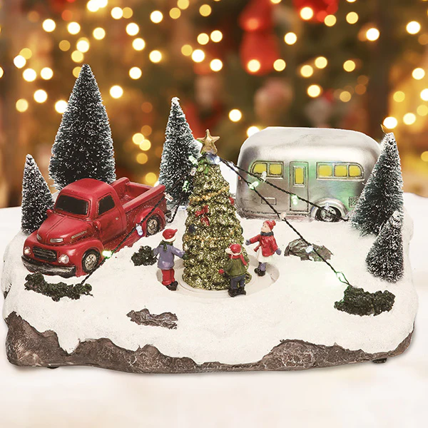 Light Up Musical Christmas Scene, Choose Your Style