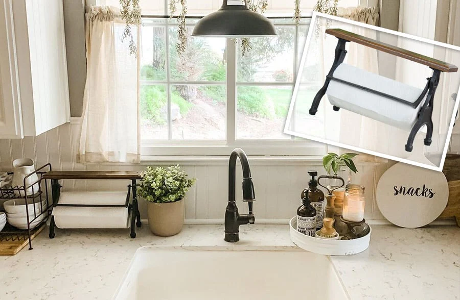 Cast Iron Paper Towel Holder