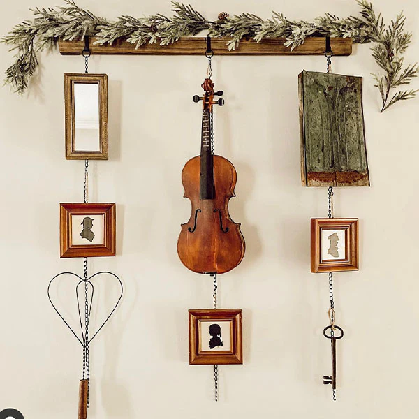 DIY Hanging Gallery Wall Rail