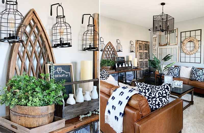 Wooden Arched Church Window