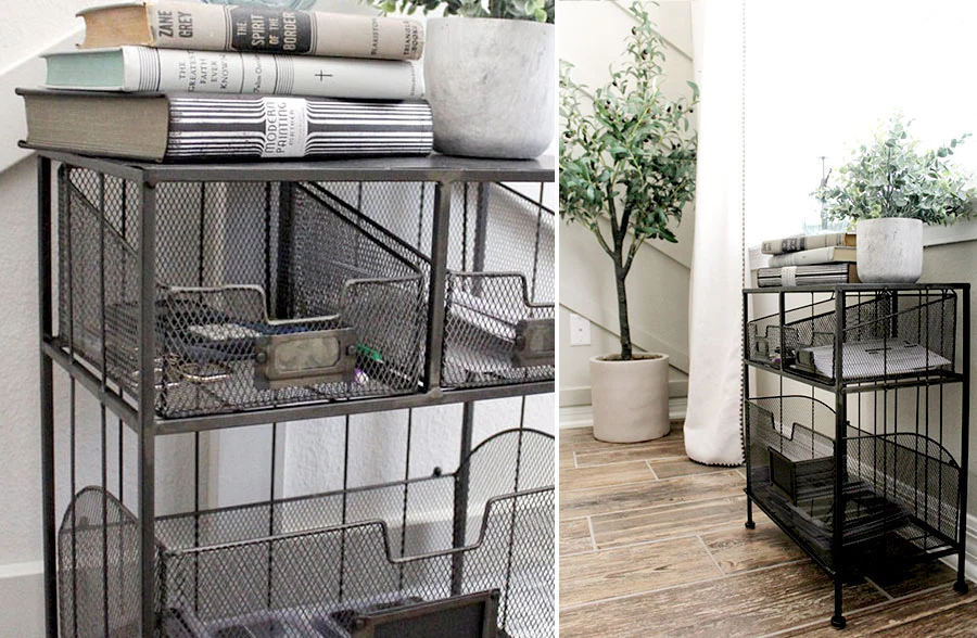 Metal Desktop Two Tier Caddy