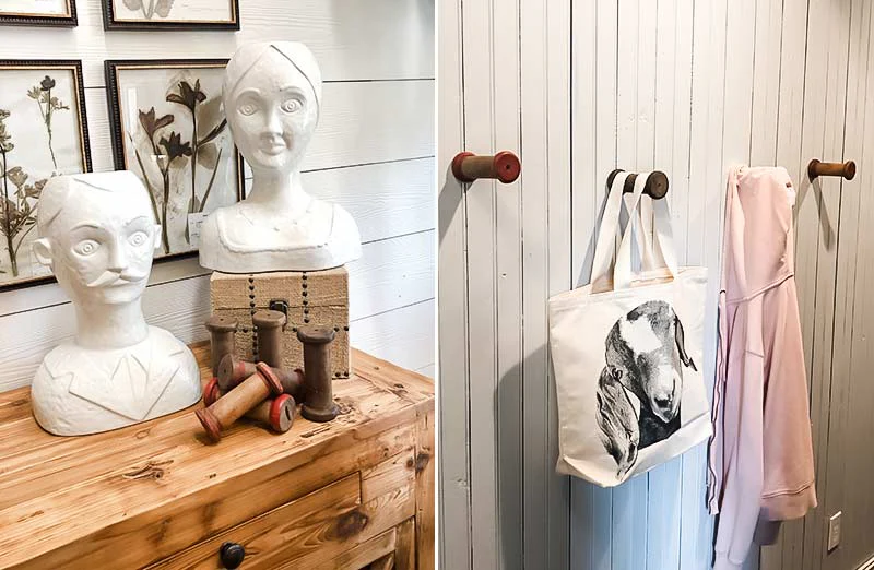 Decorative Wooden Spool  Set of 6