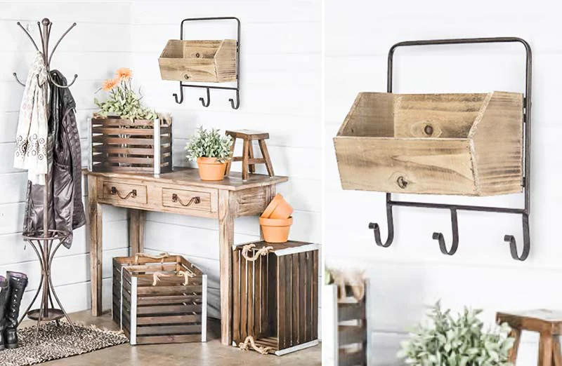 Rustic Wall Rack