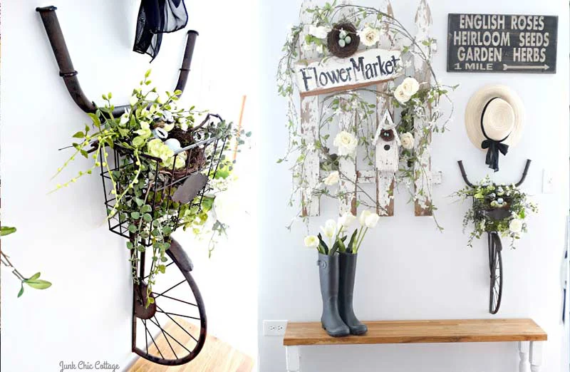 Bike and Basket Wall Art