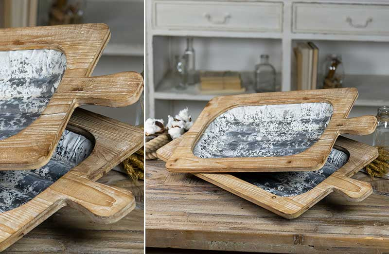 Galvanized Dough Bowls  Set of 2