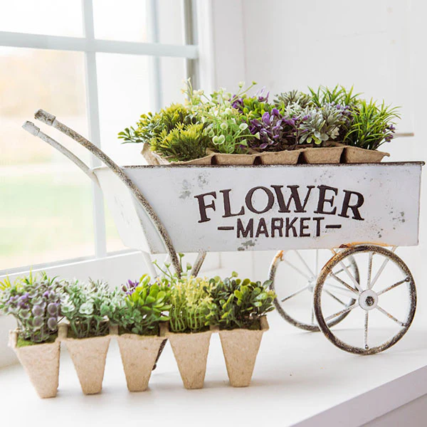 Flower Market Wheelbarrow