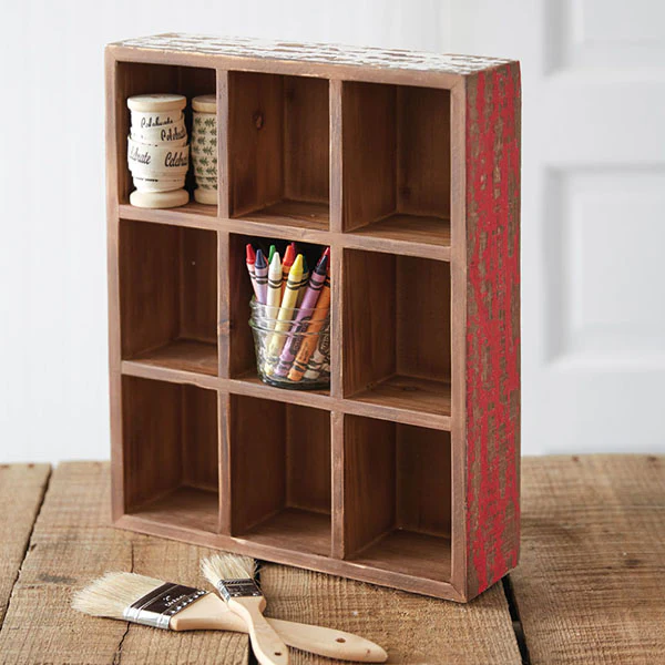 Reclaimed Wood Bottle Crate