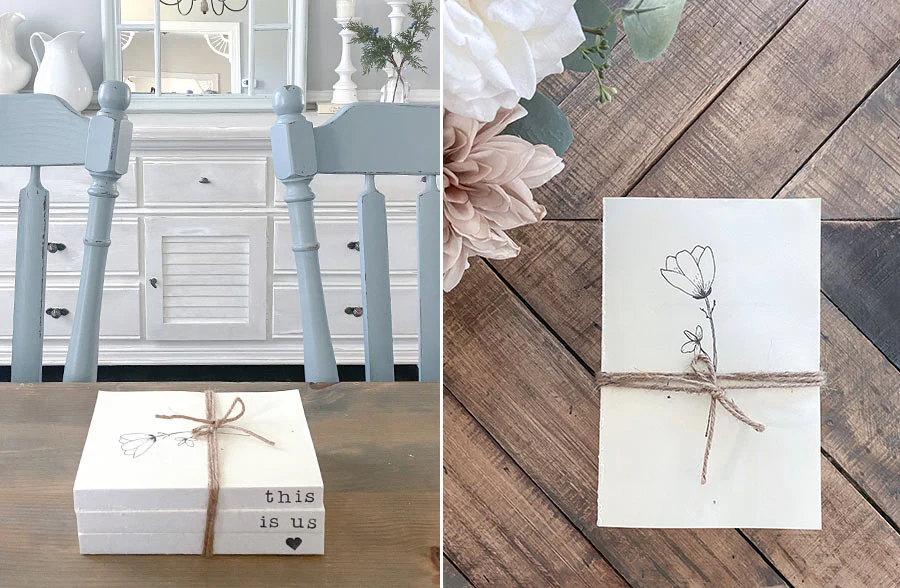 Handstamped This is Us Books