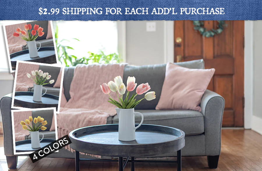 Lifelike Tulip Bundle, Pick Your Color