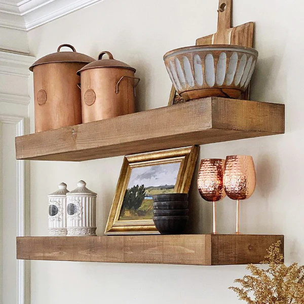 Embossed Vintage Canister Set with Antique Patina, Set of 2