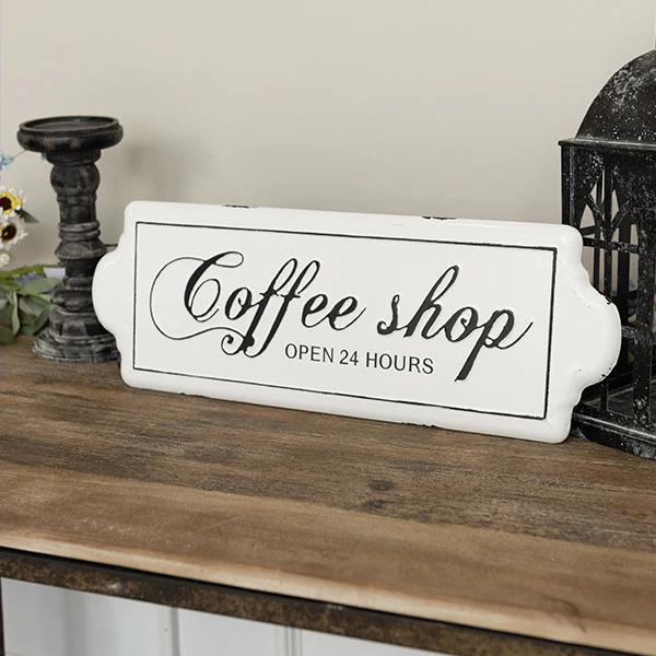 Vintage Inspired Coffee Sign, Pick Your Style