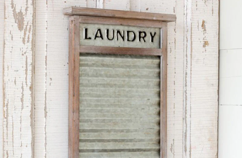 Laundry Washboard Organizer