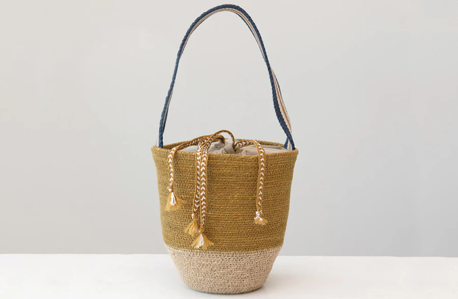 Seagrass & Cotton Handbag