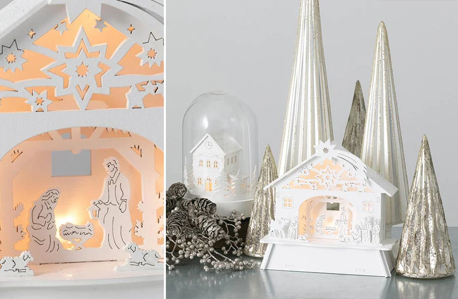 LED Tabletop Nativity Scene