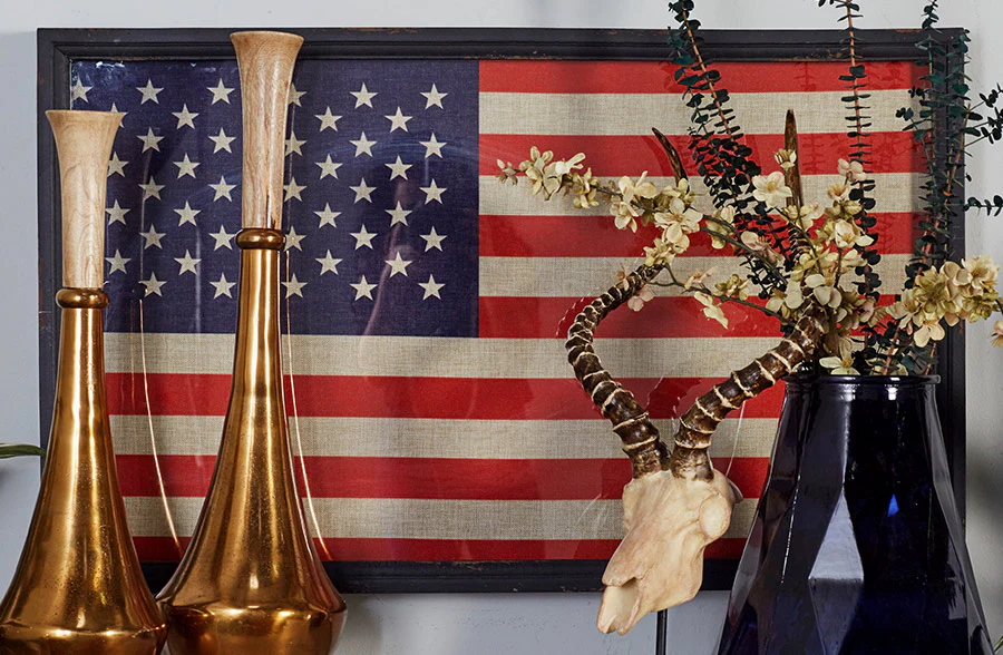 Wooden American Flag Wall Decor