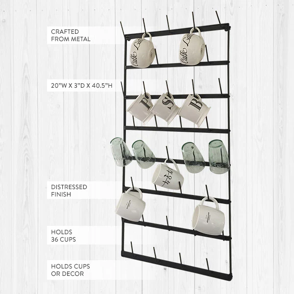 HUGE Cups for Days Metal Rack