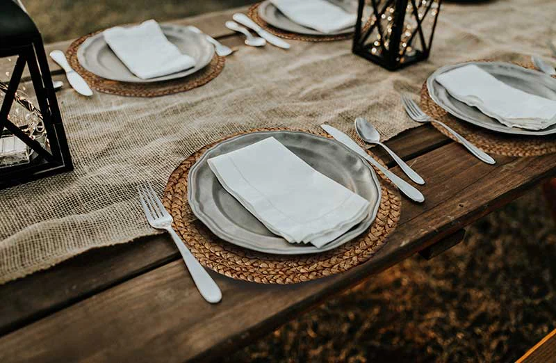 Woven Hyacinth Placemats  Set of 4