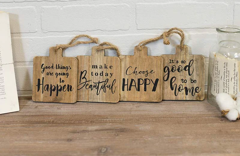 Inspirational Wood Tags