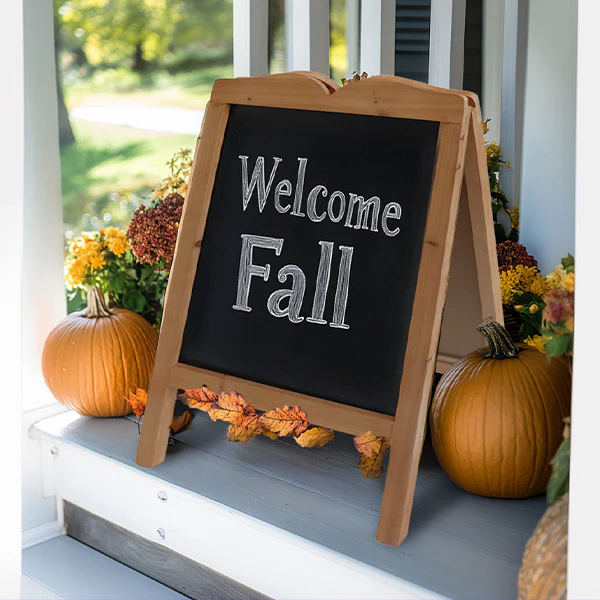 Wood Frame Chalk Sandwich Board