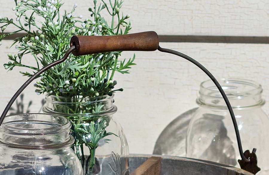 Rustic Four Section Caddy