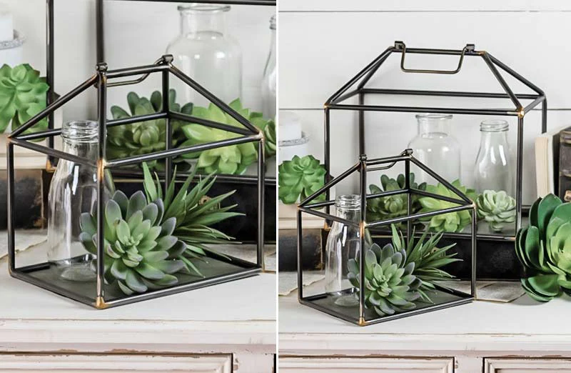 House Framed Planters  Set of 2
