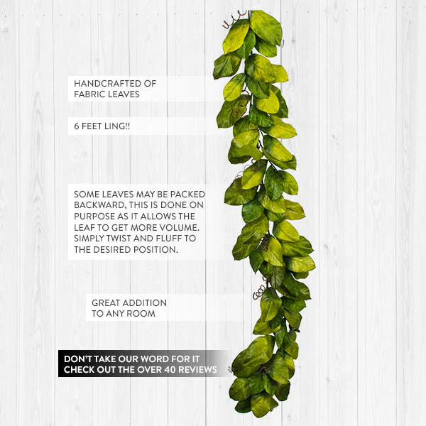 6 Foot Long Magnolia Leaf Garland