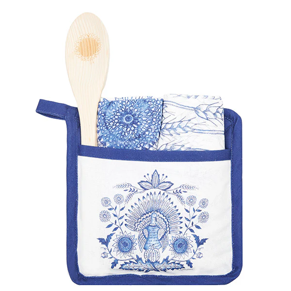 Turkey Potholder Set | Blue Harvest