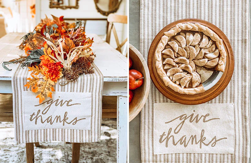 Give Thanks Table Runner