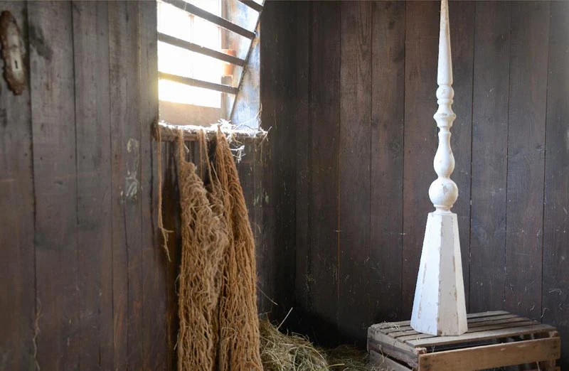 HUGE Chippy Wood Finial