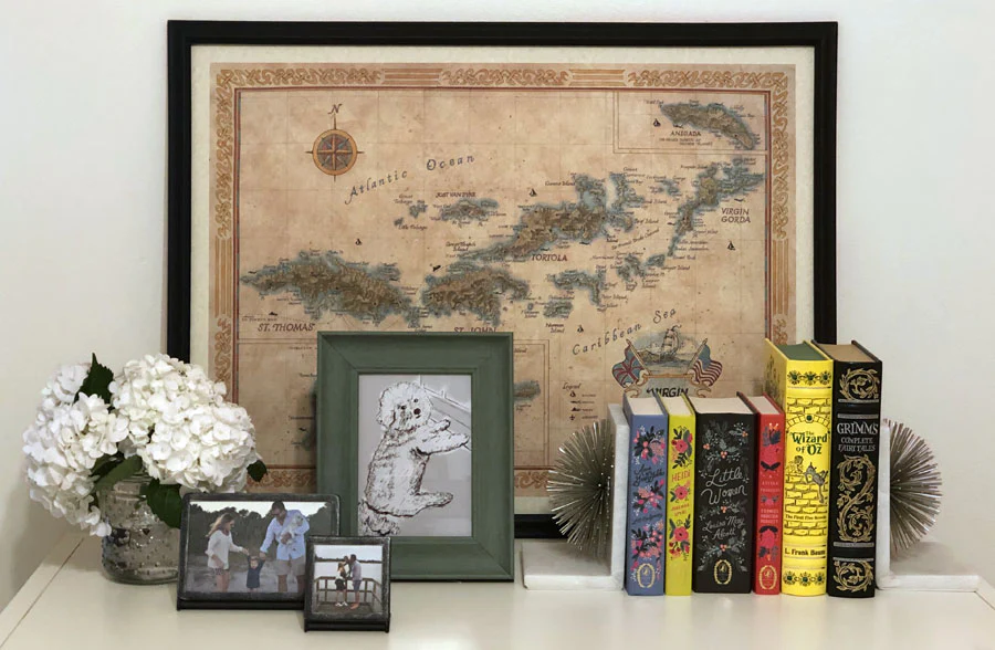 Interchangeable Rustic Metal Photo Frames/Signs, Set of 2