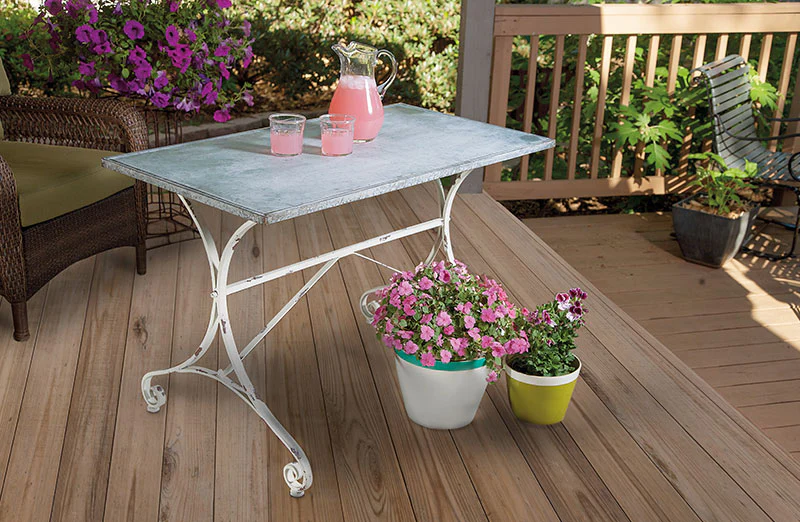 Distressed Galvanized Table
